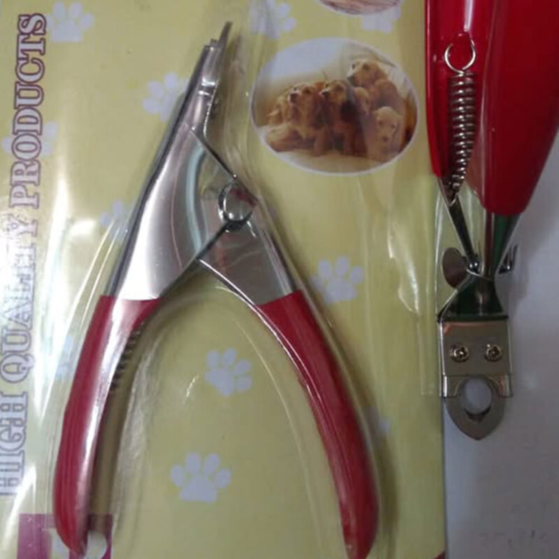 Pet Nail Clipper for Dogs and Cats - Red - Image 2