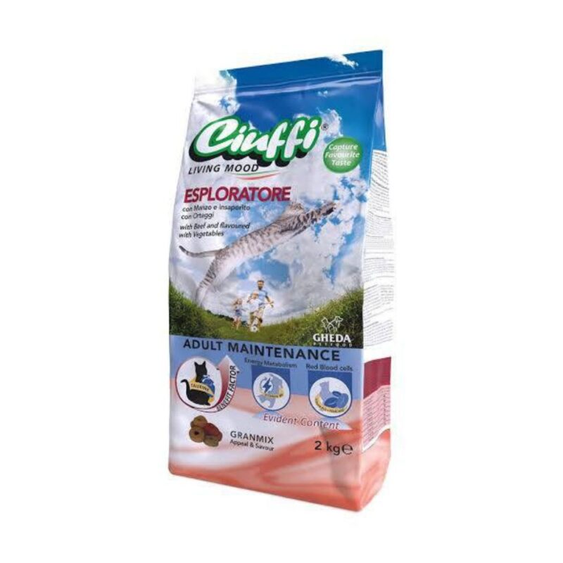 Ciuffi – Dry Food Beef Flavor 2kg