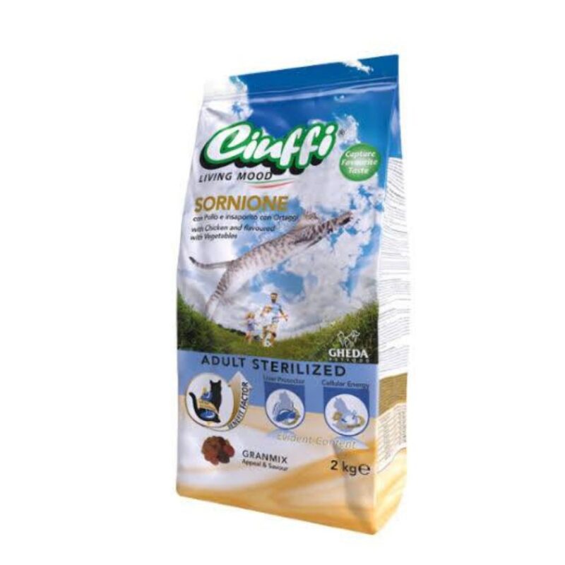 Ciuffi – Dry Food for Sterilized Cats 2kg