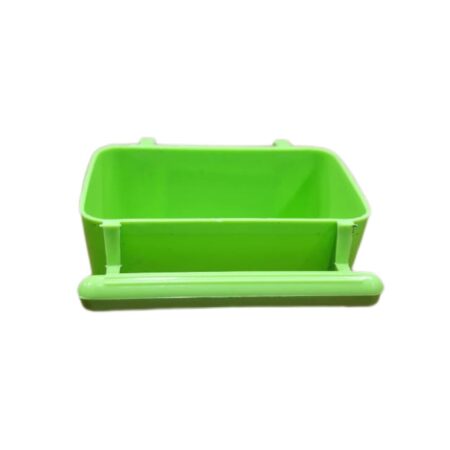 Lot of 1 Bird Cage Plastic Seed & Water Feeder Cup