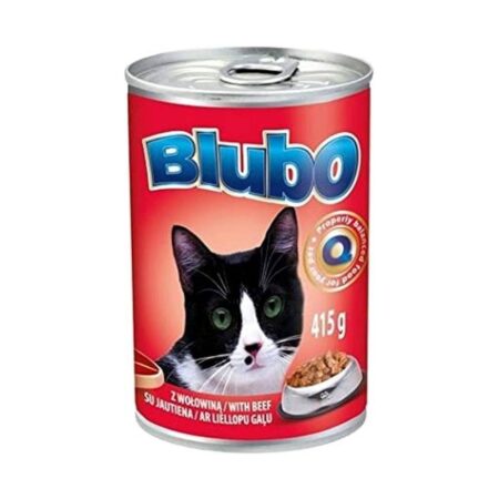 BLUBO Wet Cat Food with Beef Chunks