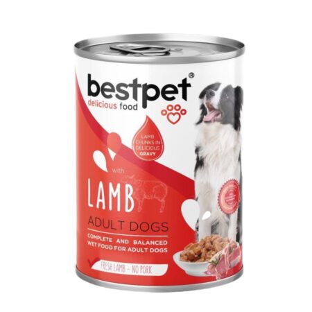 BEST PET ADULT DOG LAMB 400G