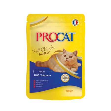 Procat Adult With Salmon In Jelly 100 g