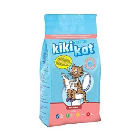 KikiKat Cat Litter Baby Powder 5L