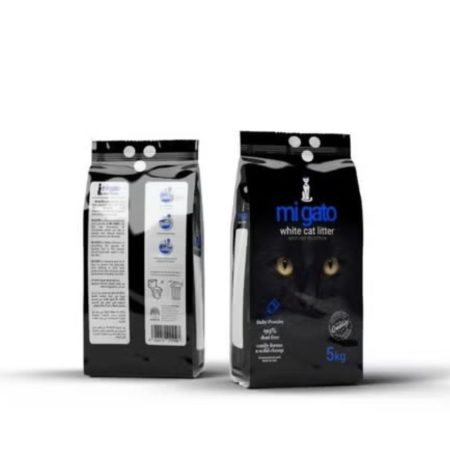 Mi Gato White Clumping Cat Litter Baby Powder Scent 5 Litre