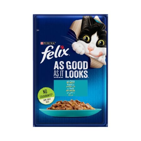 PURINA FELIX As Good as it Looks Tuna Wet Cat Food Pouch 85g