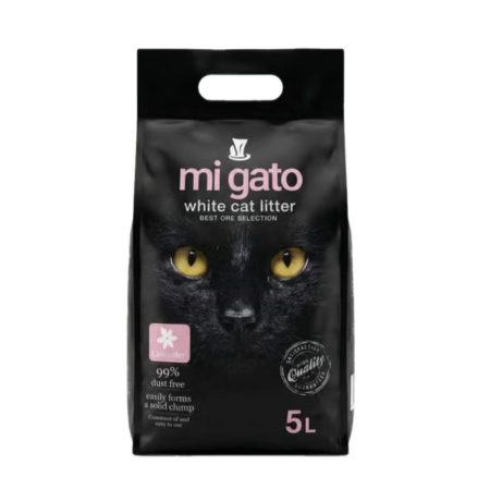 Mi Gato White Cat Litter – Lavender Scent (5L)